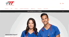 Desktop Screenshot of fitscrubs.com